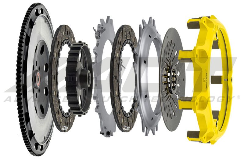 ACT Mod Twin 225 Heavy Duty Rigid Street Twin Disk Clutch Kit 2004-2021 STI - T1S-S07 - Subimods.com