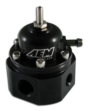 AEM Adjustable Fuel Pressure Regulator Black - 25-302BK - Subimods.com