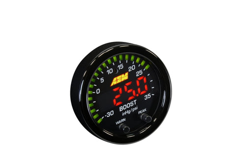 AEM X-Series 35 PSI Boost Gauge 52mm - 30-0306 - Subimods.com