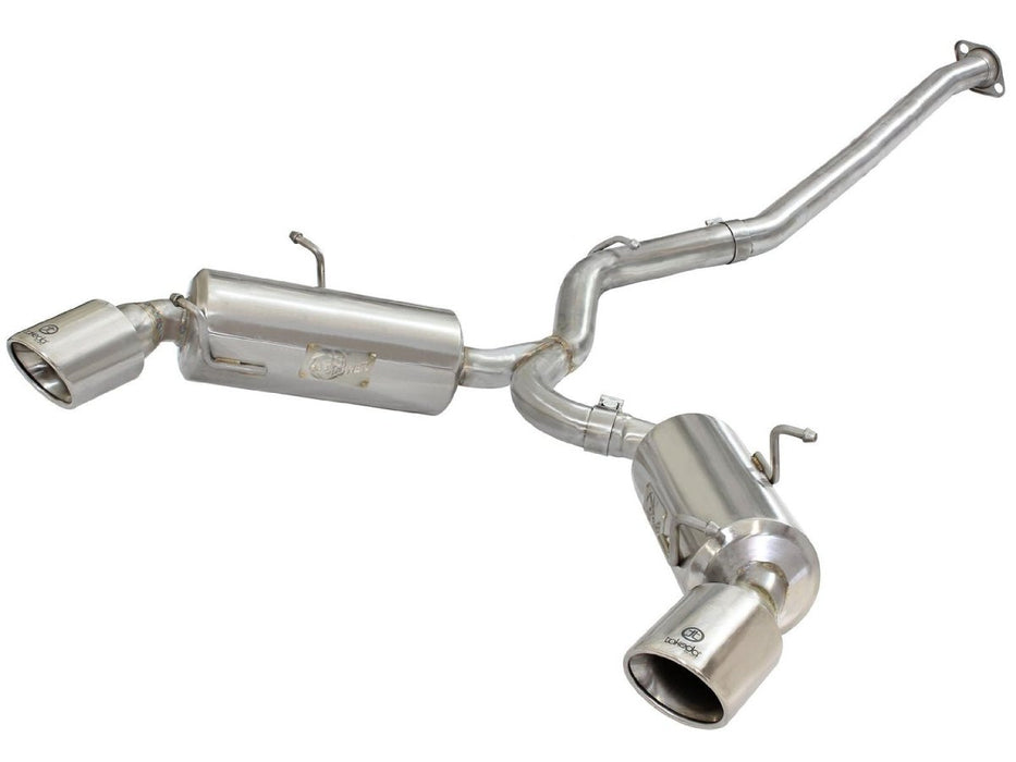 aFe Power Takeda 2.5 Inch Stainless Steel Cat Back Exhaust 2013-2021 BRZ - 49-36023-P - Subimods.com