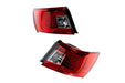 Akkon LED Tail Lights Red Base w/ Red Lense 2008-2014 WRX Sedan / 2011-2014 STI Sedan - ALT-JH-SIWRX08-LBLED-RC - Subimods.com