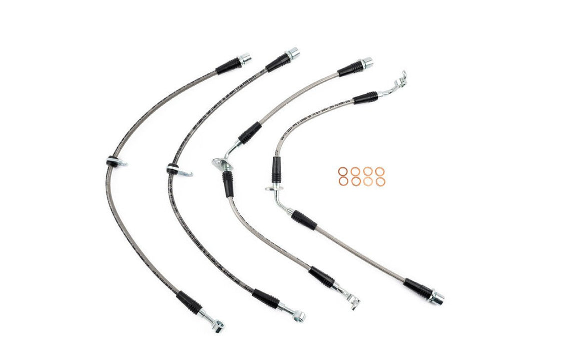 AMS Performance Stainless Steel Brake Line Kit 2022-2024 WRX (Manual Transmission Only) - AMS.50.01.0001-1 - Subimods.com