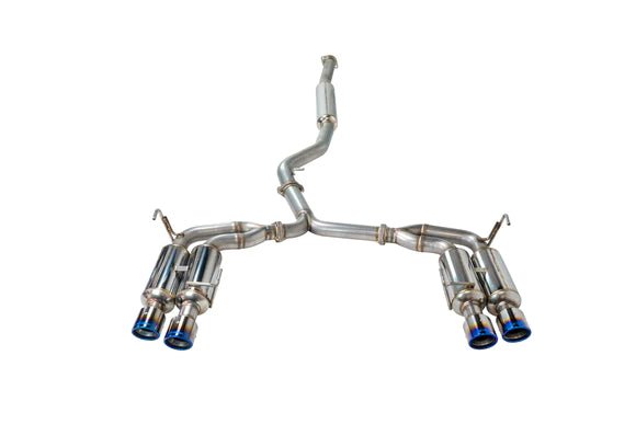 A'PEXi N1 Evo Extreme Quad Tip Catback Exhaust 2015-2021 WRX / 2015-2021 STI - 164KF001 - Subimods.com