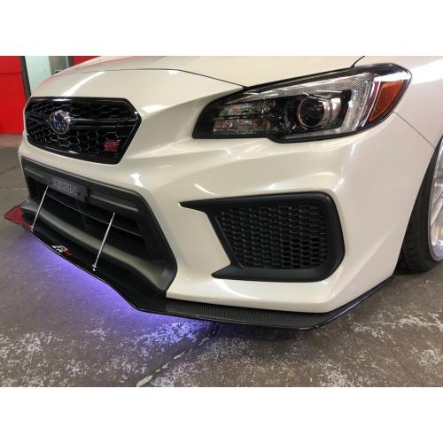 APR Carbon Fiber Front Wind Splitter w/ Stock Bumper 2018-2021 WRX / 2018-2021 STI - CW-801805 - Subimods.com