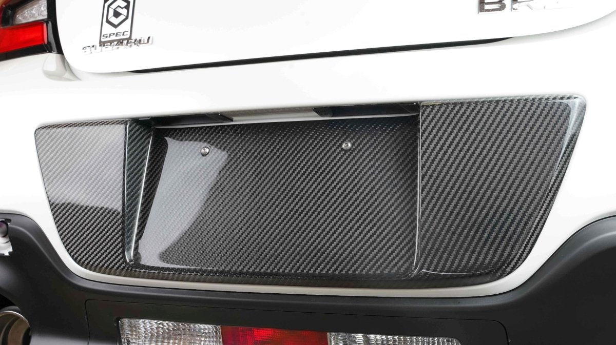 APR Carbon Fiber License Plate Backing for BRZ / GR86 — Subimods.com