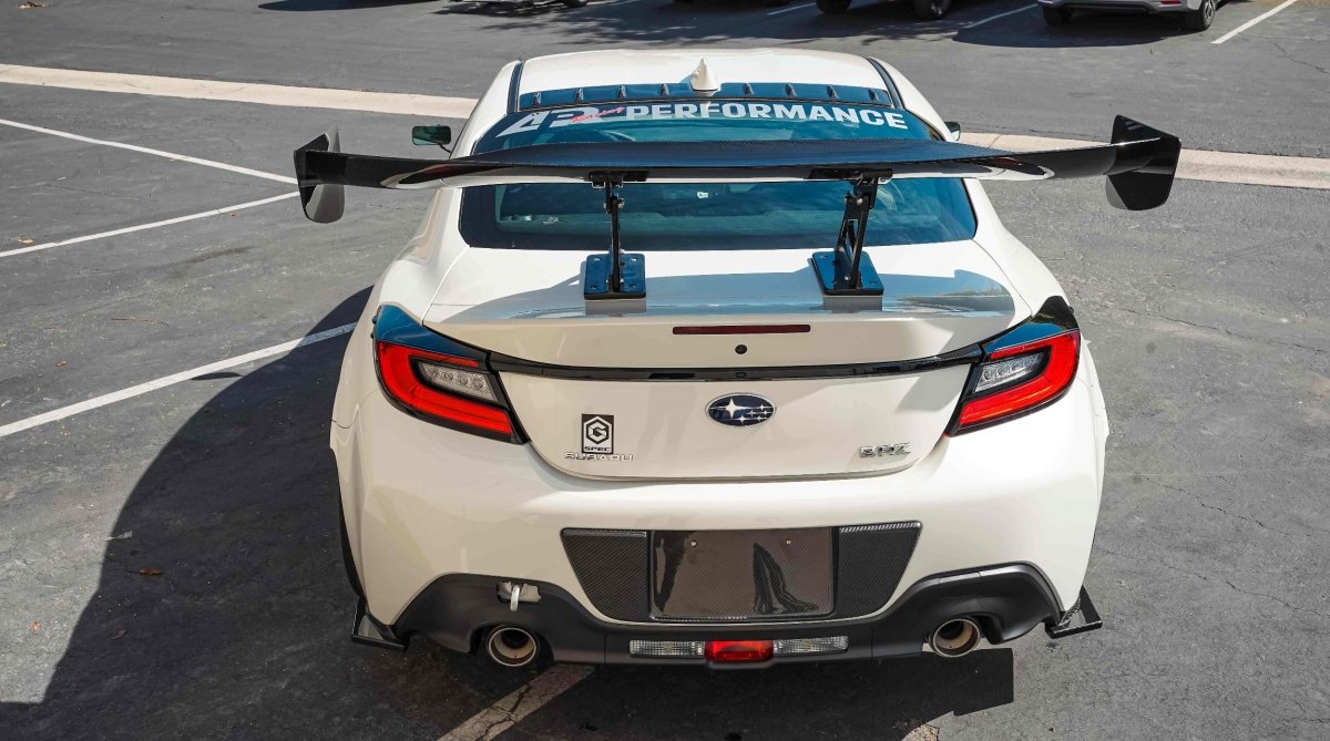 APR GTC-300 Carbon Fiber Rear Wing w/ Deck 61in 2022-2024 BRZ / 2022-2024 GR86 - AS-106185 - Subimods.com