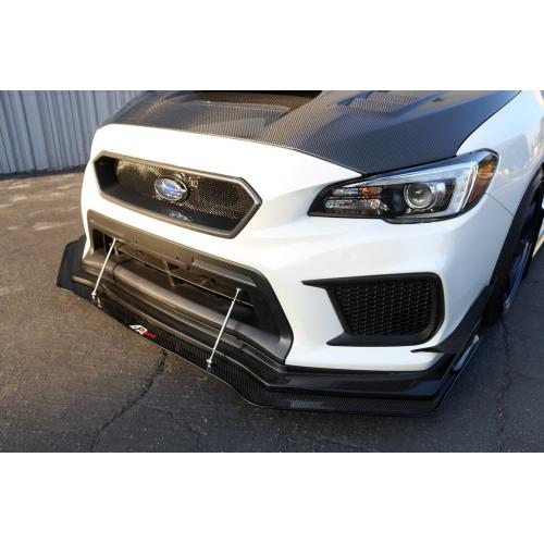 APR Performance Carbon Fiber Front Splitter w/ APR Lip 2018-2021 WRX / 2018-2021 STI - CW-801806 - Subimods.com