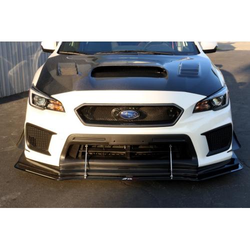 APR Performance Carbon Fiber Front Splitter w/ APR Lip 2018-2021 WRX / 2018-2021 STI - CW-801806 - Subimods.com