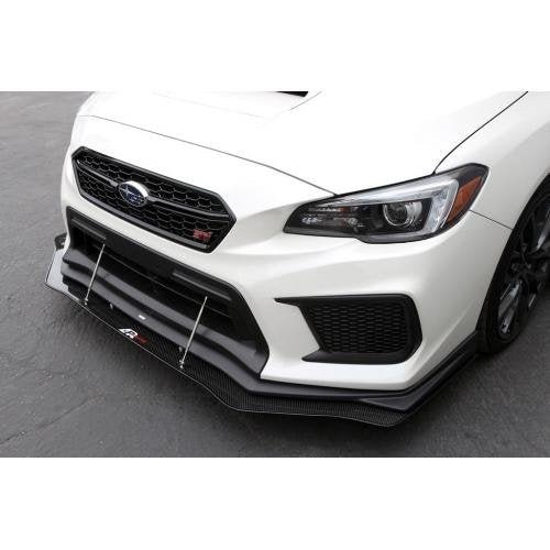 APR Performance Carbon Fiber Front Splitter w/ Factory STI Lip 2018-2021 WRX / 2018-2021 STI - CW-801808 - Subimods.com