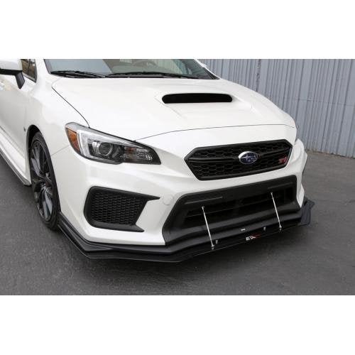 APR Performance Carbon Fiber Front Splitter w/ Factory STI Lip 2018-2021 WRX / 2018-2021 STI - CW-801808 - Subimods.com