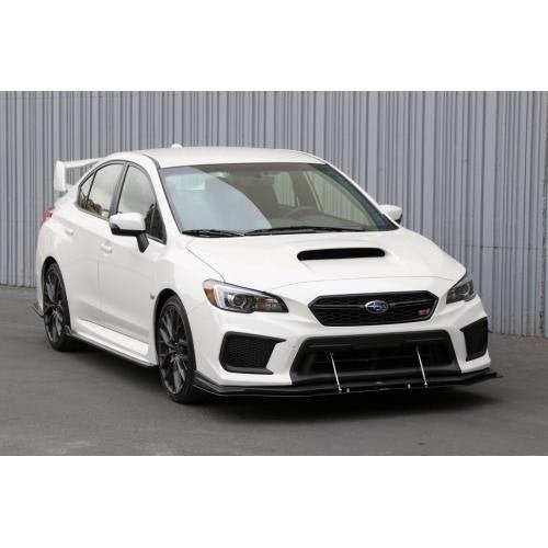 APR Performance Carbon Fiber Front Splitter w/ Factory STI Lip 2018-2021 WRX / 2018-2021 STI - CW-801808 - Subimods.com