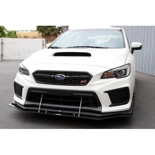 APR Performance Carbon Fiber Front Splitter w/ Factory STI Lip 2018-2021 WRX / 2018-2021 STI - CW-801808 - Subimods.com