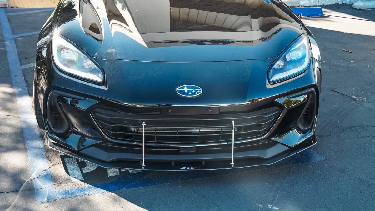 APR Performance Carbon Fiber Front Wind Splitter w/ Rods 2022-2024 BRZ - CW-822026 - Subimods.com