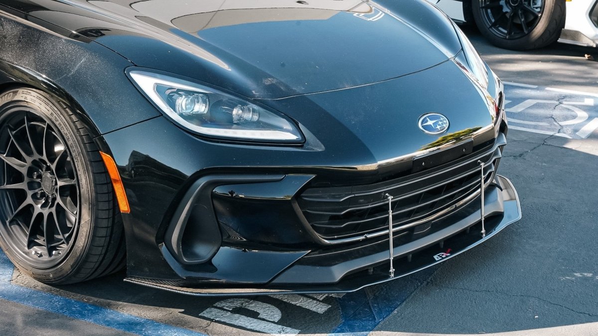 APR Performance Carbon Fiber Front Wind Splitter w/ Rods 2022-2023 BRZ - CW-822026 - Subimods.com