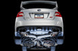 AWE Touring Edition Catback Exhaust w/ Chrome Silver Tips 2011-2021 STI Sedan - 3015-42104 - Subimods.com