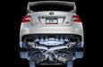 AWE Touring Edition Catback Exhaust Diamond Black Quad Tips 2011-2021 STI Sedan - 3015-43108 - Subimods.com