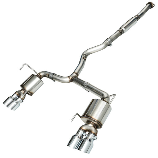 AWE Touring Edition Catback Exhaust w/ Chrome Silver Tips 2015-2021 WRX - 3015-42098 - Subimods.com