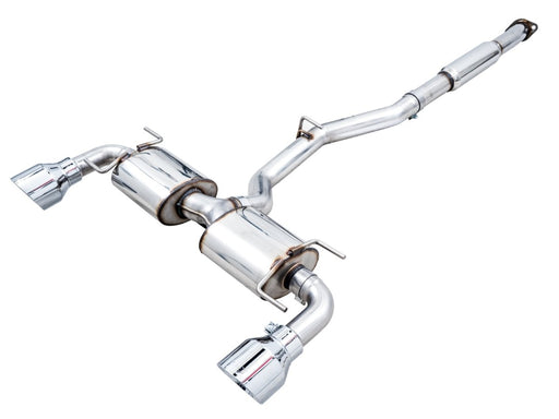 AWE Touring Edition Catback Exhaust w/ Chrome Silver Tips 2013-2024 BRZ / 2017-2021 Toyota 86 / 2022-2024 GR86 - 3015-32486 - Subimods.com