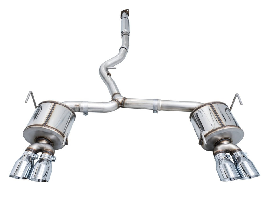 AWE Touring Edition Catback Exhaust w/ Chrome Silver Tips 2022-2024 WRX - 3015-42979 - Subimods.com