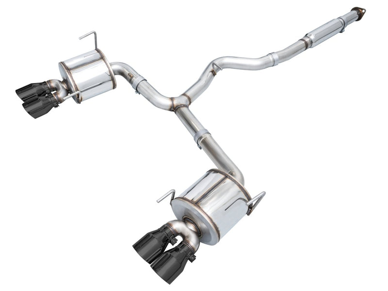 AWE Touring Edition Catback Exhaust w/ Diamond Black Tips 2022-2024 WRX - 3015-43979 - Subimods.com