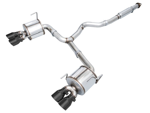 AWE Touring Edition Catback Exhaust w/ Diamond Black Tips 2022-2024 WRX - 3015-43979 - Subimods.com