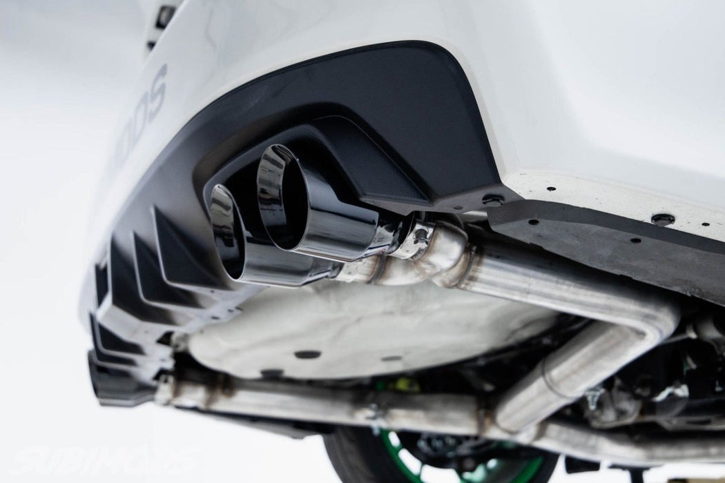 AWE Track Edition Catback Exhaust w/ Diamond Black Tips 2011-2021 WRX Sedan / 2011-2021 STI Sedan - 3020-43066 - Subimods.com