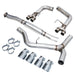 AWE Track Edition Catback Exhaust w/ Chrome Silver Tips 2011-2021 WRX Sedan / 2011-2021 STI Sedan - 3020-42058 - Subimods.com