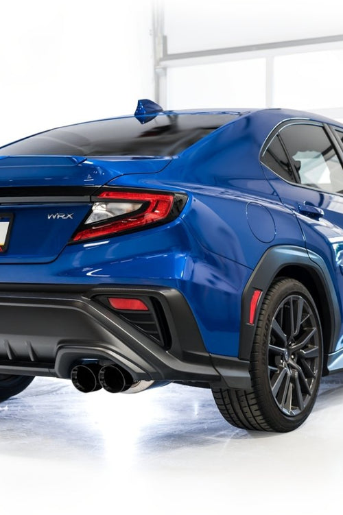 AWE Track Edition Catback Exhaust w/ Diamond Black Tips 2022-2024 WRX - 3020-43979 - Subimods.com