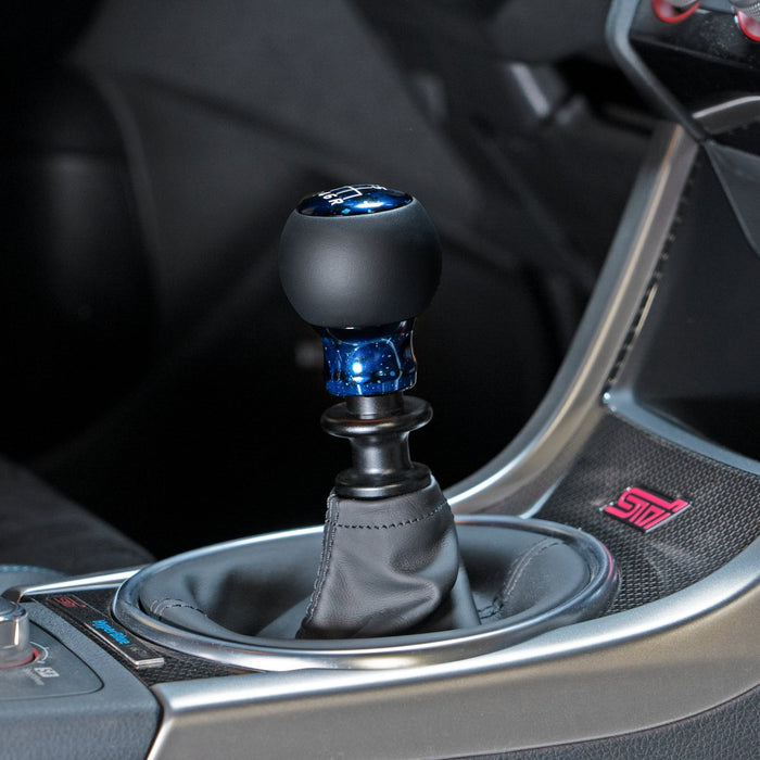 Billetworkz Fusion Weighted Shift Knob w/ 6 Speed Shift Pattern Engraving 2013-2023 BRZ / 2013-2016 FRS / 2017-2021 GT86 - BW-KNB-BRZ-VEL6-BC-FUL - Subimods.com