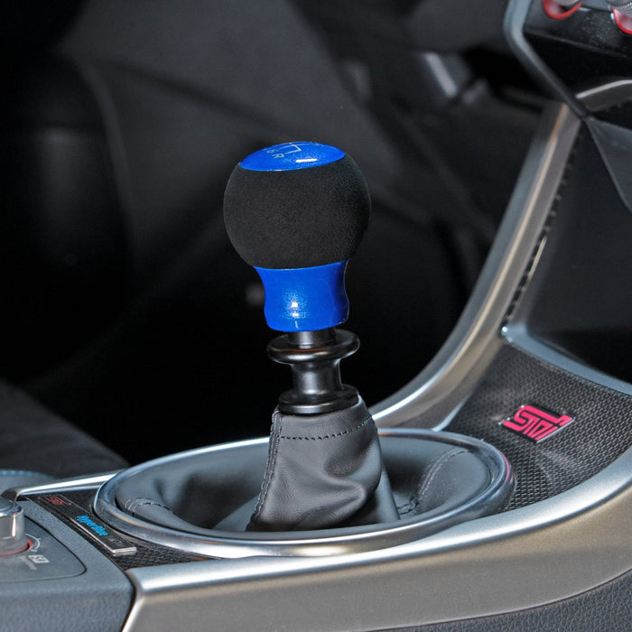 Billetworkz Fusion Weighted Shift Knob w/ 6 Speed Shift Pattern Engraving 2013-2023 BRZ / 2013-2016 FRS / 2017-2021 GT86 - BW-KNB-BRZ-VEL6-CBLU-FUA - Subimods.com