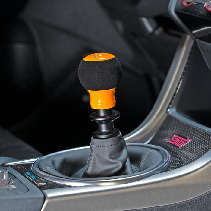 Billetworkz Fusion Weighted Shift Knob w/ 6 Speed Shift Pattern Engraving 2013-2023 BRZ / 2013-2016 FRS / 2017-2021 GT86 - BW-KNB-BRZ-VEL6-GORA-FUA - Subimods.com