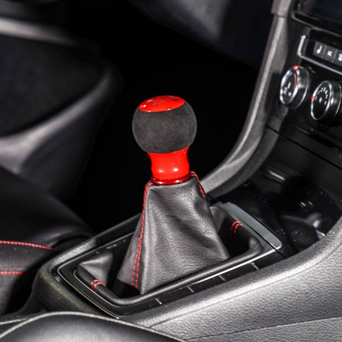 Billetworkz Fusion Weighted Shift Knob w/ 6 Speed Shift Pattern Engraving 2013-2024 BRZ / 2013-2016 FRS / 2017-2021 GT86 - BW-KNB-BRZ-VEL6-GRED-FUA - Subimods.com