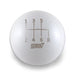 Billetworkz Weighted Shift Knob w/ 6 Speed STI Engraving 2004-2021 STI - BW-KNB-STI6-SSTI-MBLK-SP - Subimods.com