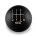 Billetworkz Weighted Shift Knob w/ 6 Speed STI Engraving 2004-2021 STI - BW-KNB-STI6-SSTI-MBLK-SP - Subimods.com