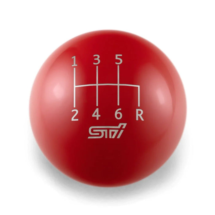 Billetworkz Weighted Shift Knob w/ 6 Speed STI Engraving 2004-2021 STI - BW-KNB-STI6-SSTI-MBLK-SP - Subimods.com