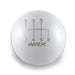 Billetworkz Weighted Shift Knob w/ 6 Speed WRX Engraving 2015-2024 WRX - BW-KNB-WRX6-SWRX-MBLK-SP - Subimods.com