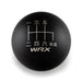 Billetworkz Weighted Shift Knob w/ 6 Speed WRX Japanese Engraving 2015-2024 WRX - BW-KNB-WRX6-JPWRX-MBLK-SP - Subimods.com