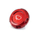 Billetworkz Zero Series Wiper Fluid Reservoir Cap w/ Engraving Most Subaru Models - BW-EBCZ-SUB-WIP-RED-E - Subimods.com