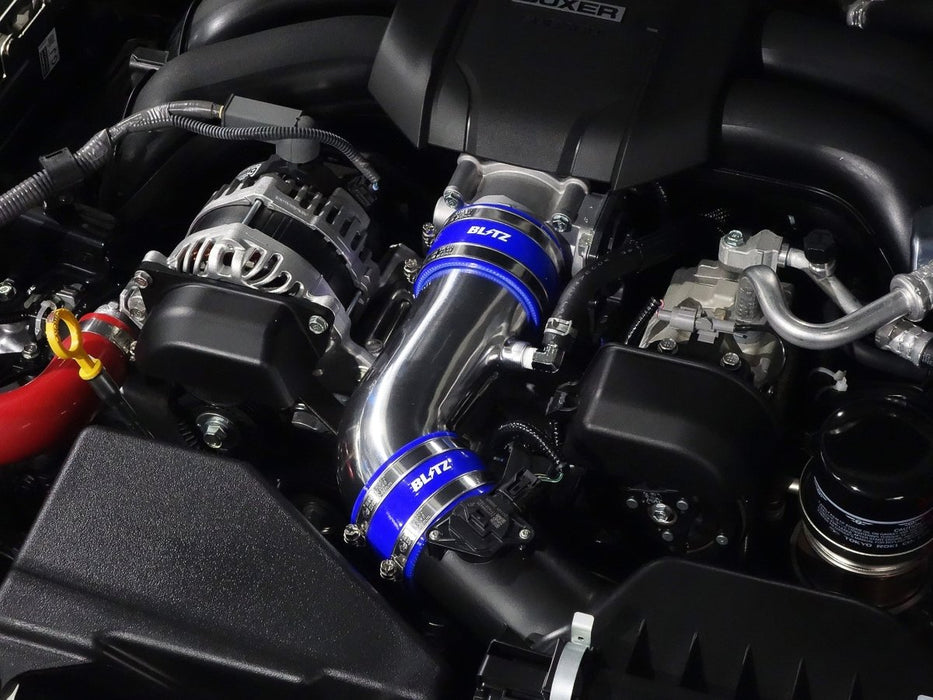 Blitz Aluminum Suction Kit w/ Blue Couplers 2022-2024 BRZ / 2022-2024 GR86 - 55300 - Subimods.com