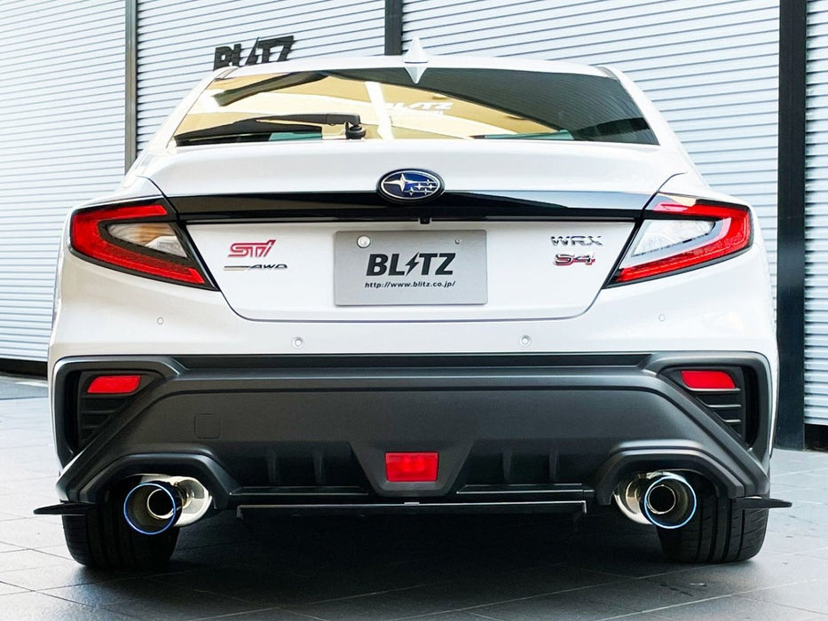Blitz NUR-SPEC Custom Series Axle Back Exhaust w/ Burnt Stainless 