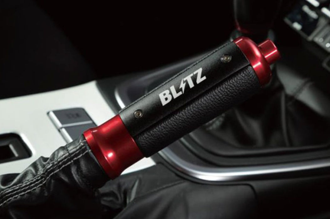 Blitz Racing Black Hand Brake Lever w/ Red Ring 2013-2023 BRZ / 2013-2016 FRS / 2021-2023 GR86 - 13851 - Subimods.com