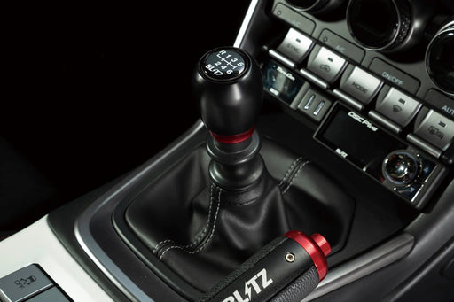 Blitz Racing Black Shift Knob w/ Red Ring 2013-2024 BRZ / 2013-2016 FRS / 2022-2024 GR86 - 13850 - Subimods.com