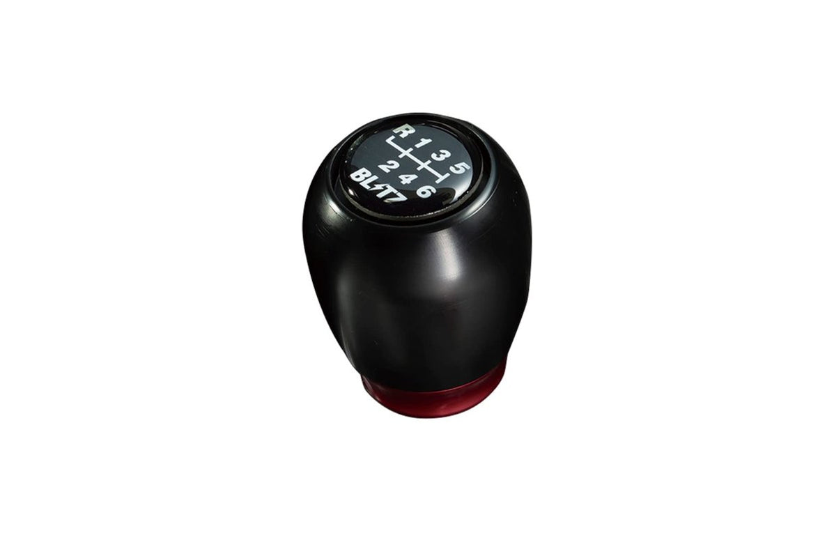 Blitz Racing Black Shift Knob w/ Red Ring 20132024 BRZ / 20132016 FRS