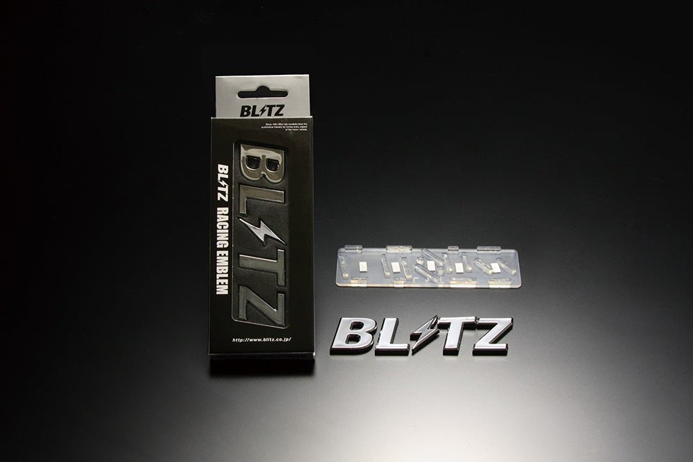 Blitz Racing Emblem Chrome - 13958 - Subimods.com