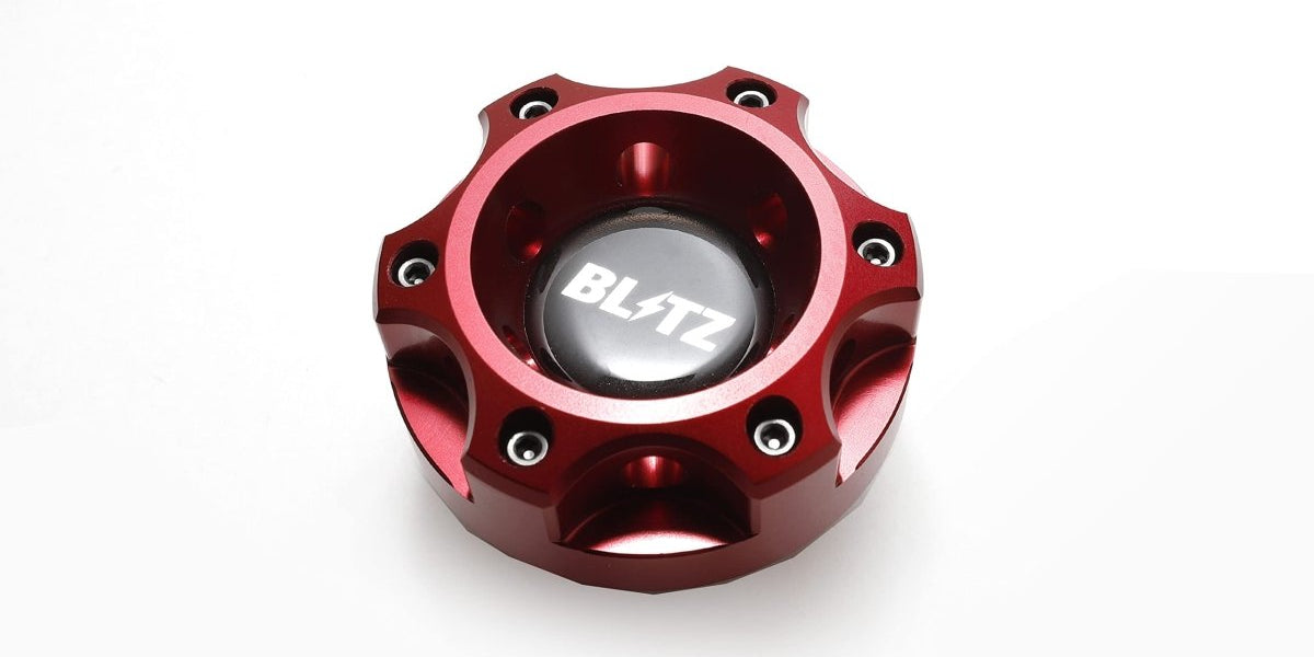 BLITZ製BRZ/GR86用フェラキャップ Blitz Racing Oil Cap Red for BRZ 2013-2024 and FRS 2013-2016