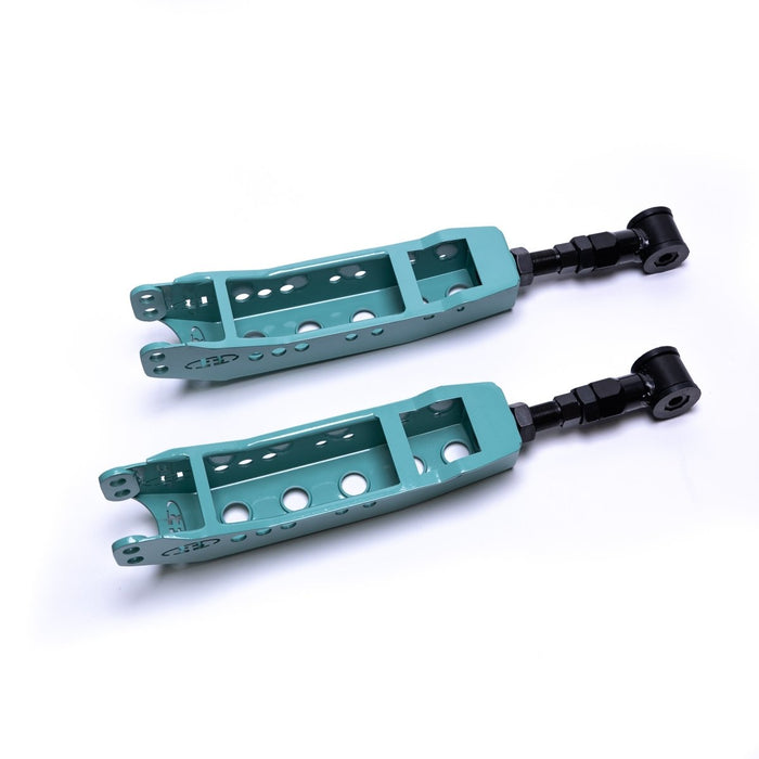 BLOX Racing Rear Lower Control Arms Hard Teal 2008-2021 WRX / 2008-2021 STI / 2013-2021 BRZ - BXSS-50010-TL - Subimods.com