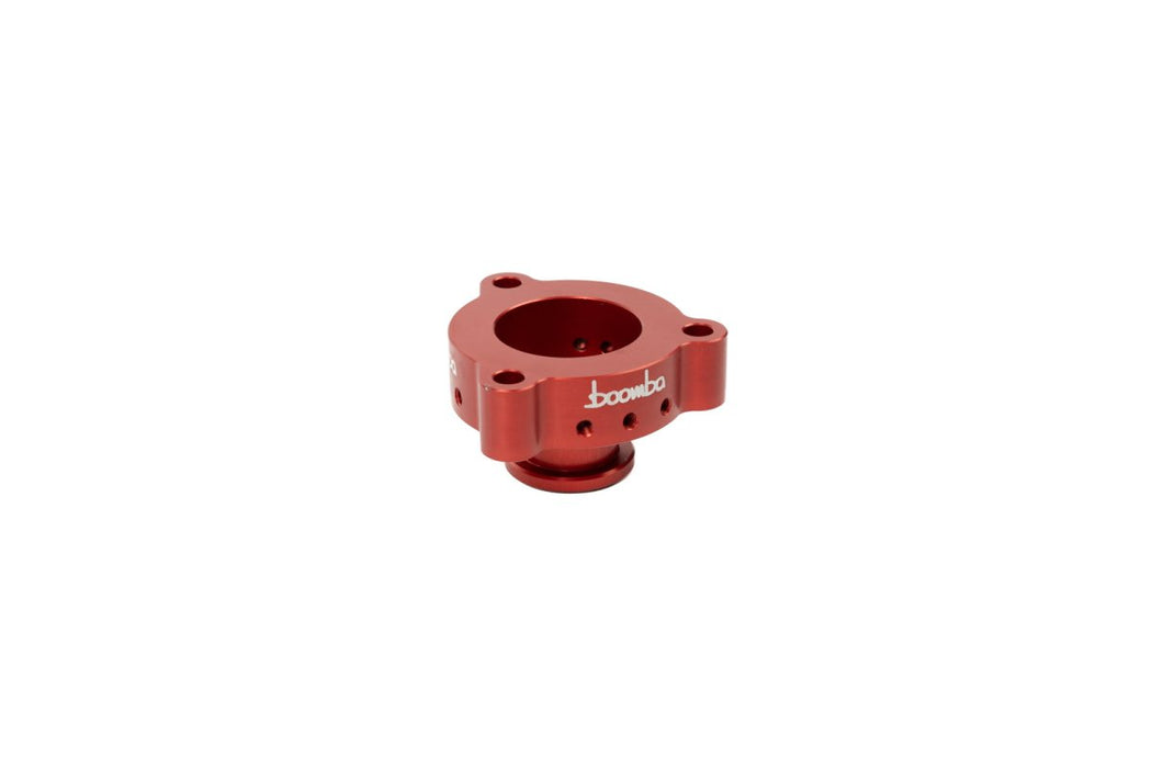 Boomba Adjustable Blow off Valve Adapter Red 2022 WRX / 2019-2022 Ascent / 2020-2022 Legacy XT / 2020-2022 Outback XT - 062000030200 - Subimods.com