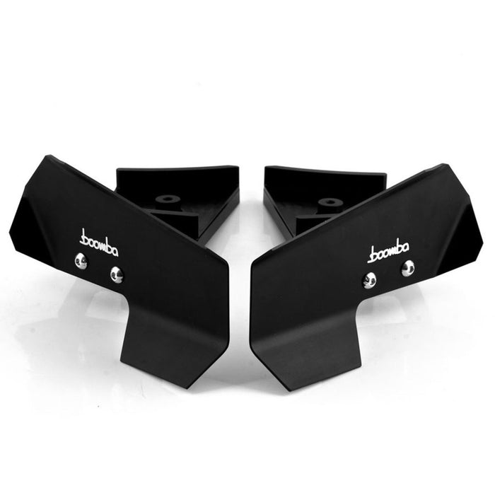 Boomba Brake Deflectors Black 2008-2021 STI / 2008-2021 WRX - 031000080100 - Subimods.com