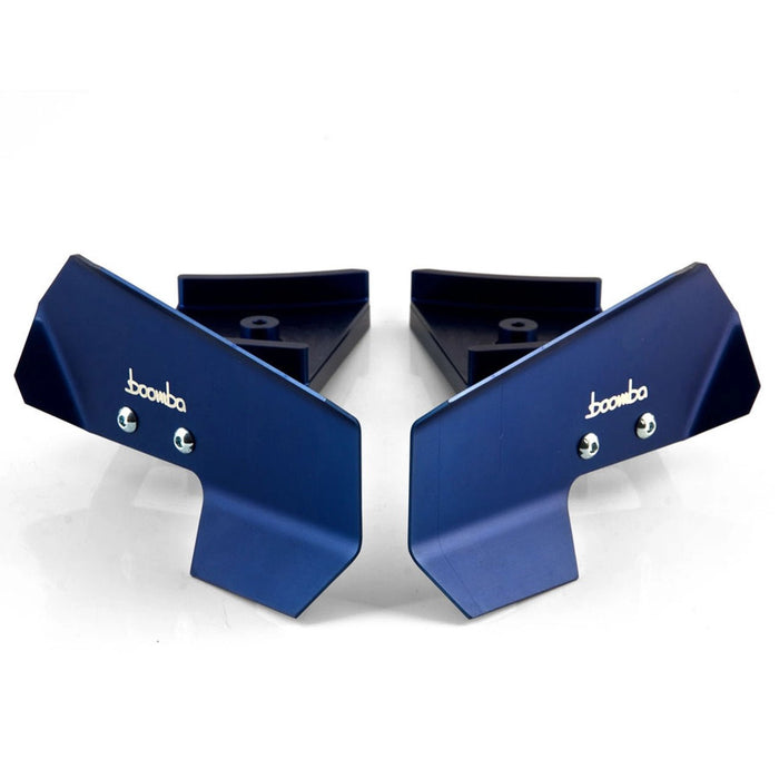 Boomba Brake Deflectors Blue 2008-2021 STI / 2015-2021 WRX - 031000080300 - Subimods.com