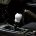 Boomba Racing 270g Weighted Delrin Shift Knob White w/ Black Finish Most Subaru Models - 031000090101 - Subimods.com